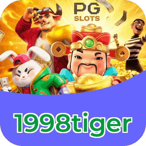 Interface do aplicativo 1998tiger mostrando jogos disponíveis no iOS e Android